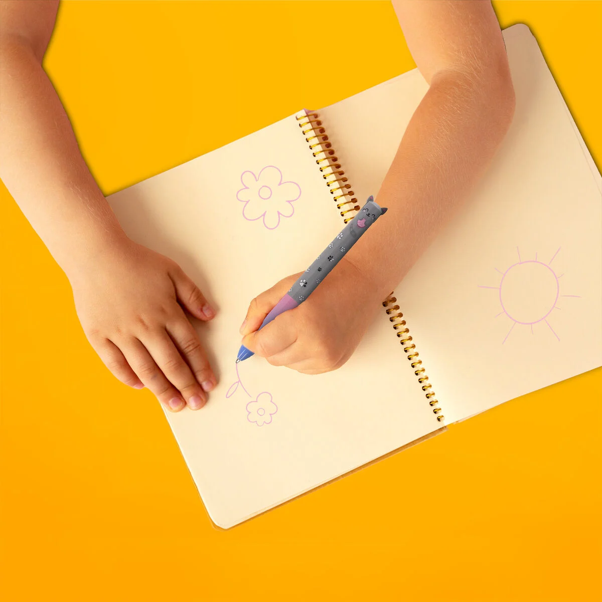 Penna a Sfera Due Colori Kitty - Click&Clack - immagine 2