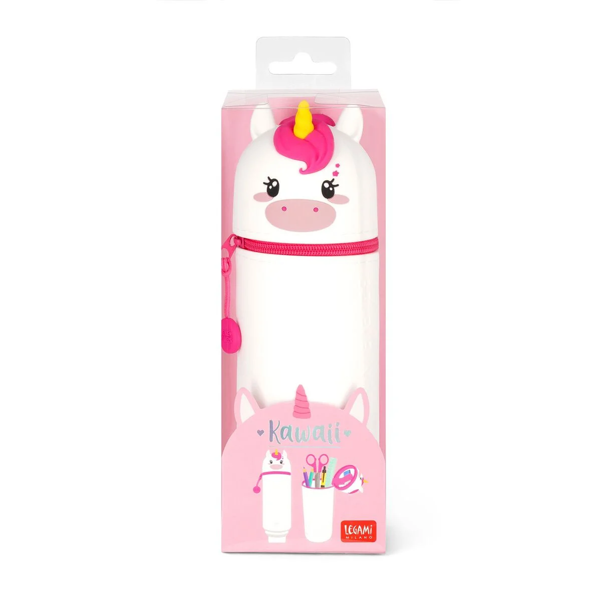 Astuccio 2-in-1 in Silicone Unicorn "Believe in Magic" - immagine 5