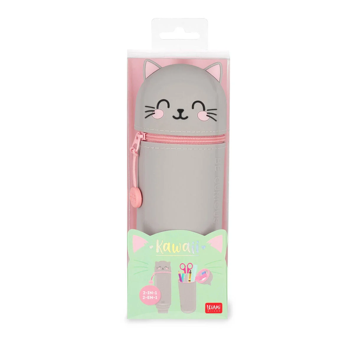 Astuccio 2-in-1 in Silicone Kitty "Be Curious" - immagine 7