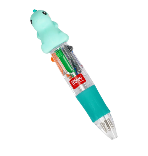 Mini Penna a Sfera 4 Colori - Dino - Mini Magic Rainbow