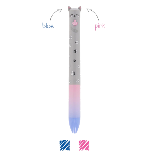 Penna a Sfera Due Colori Kitty - Click&Clack